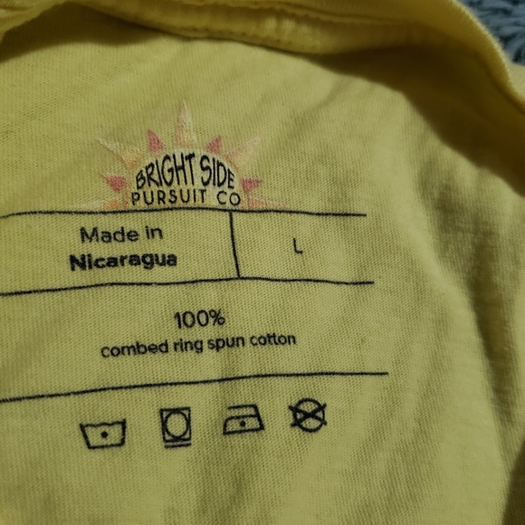 Unisex Yellow Kindness T-Shirt - Picture 4 of 4